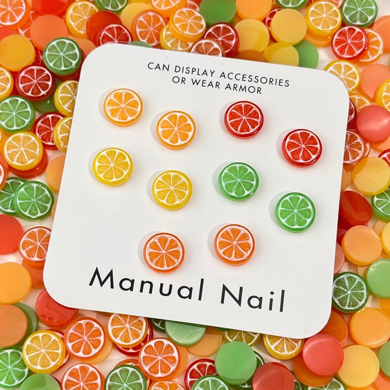 20pcs 3D Mini Simulated Food L - Nail Art Orange review and price