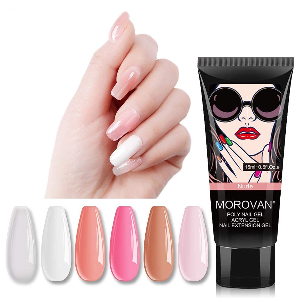 Poly Nail Gel Kit -6 Colors 0. - Nail Art Ombre review and price