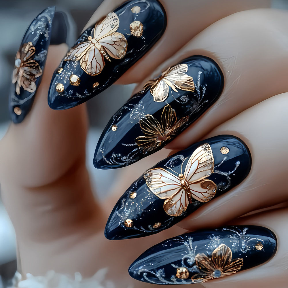 Medium Square Almond Shaped We - Nail Art Press On review and price