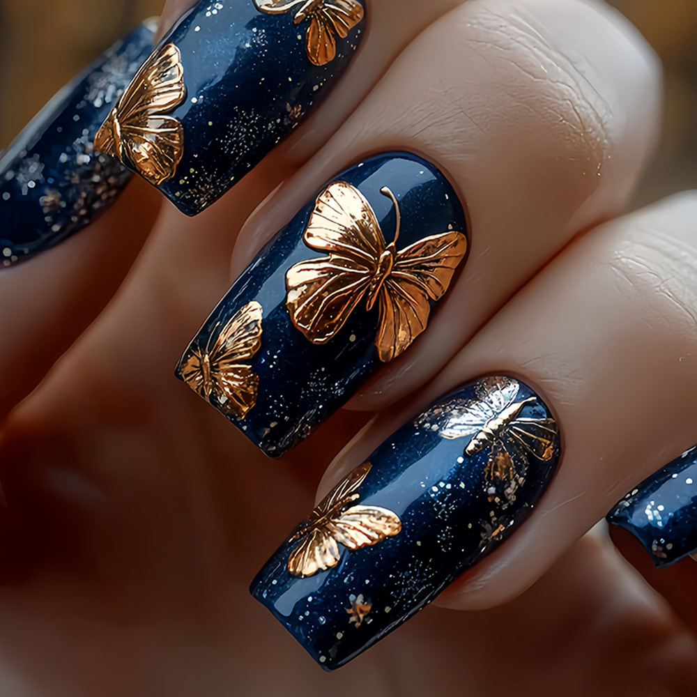 Medium Square Almond Shaped We - Nail Art Press On review and price