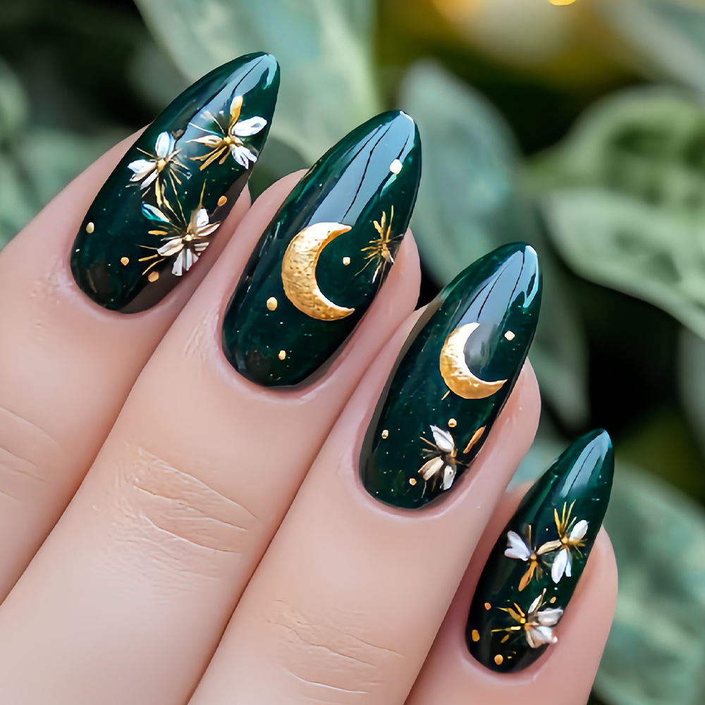 Medium Square Almond Shaped We - Nail Art Press On review and price