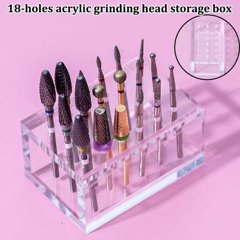 18 Holes Acrylic Wooden Nail D - Nail Drill Machine review and price