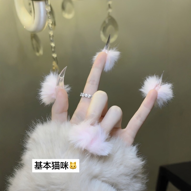 Handmade Long Cat Claw Press o - Nail Art Press On review and price