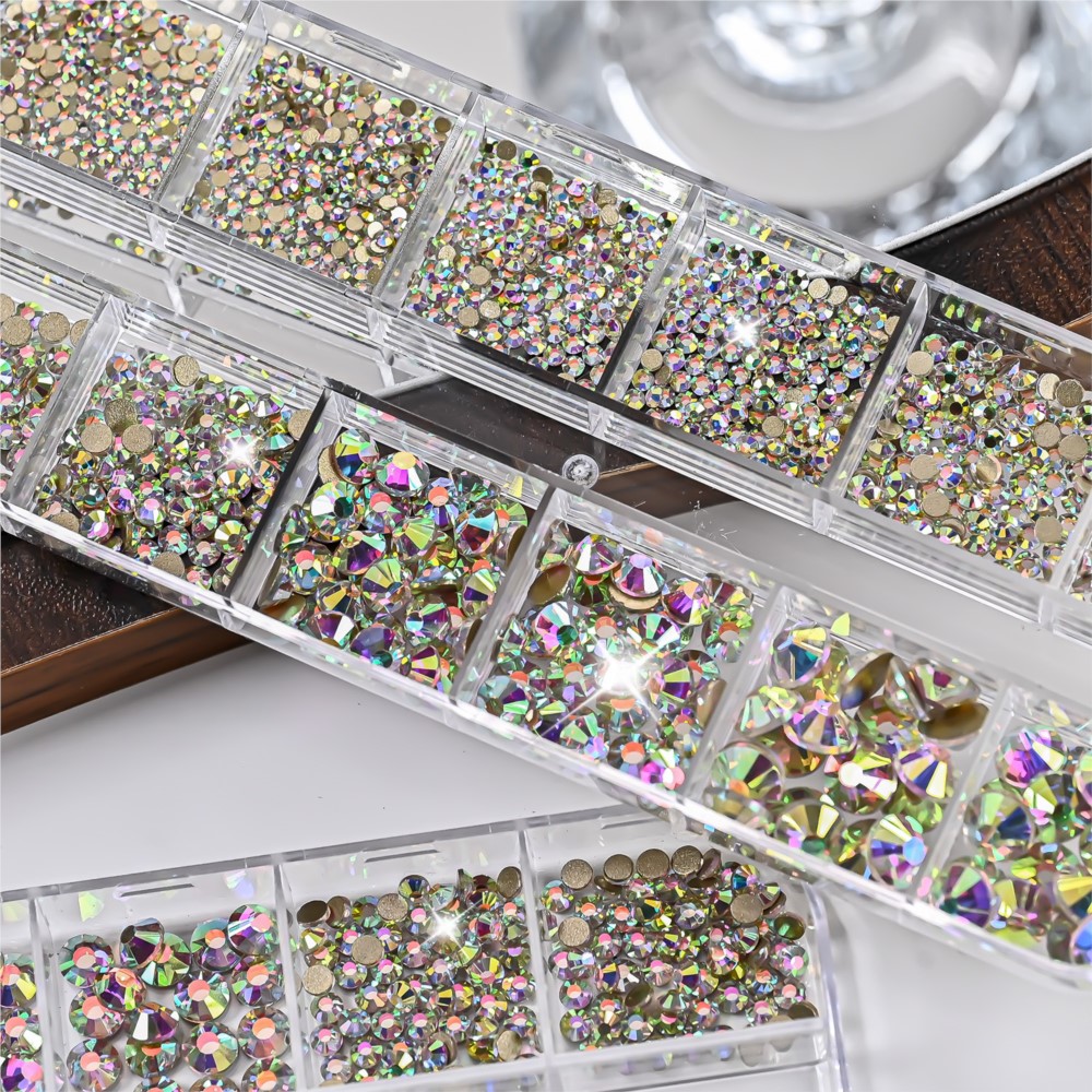 12grids 3D Flashy AB Round Cry - Nail Art Valentines Day review and price