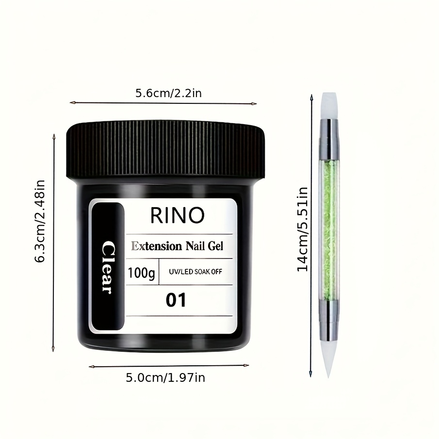 100g Clear Non-Stick Hand Exte - Nail Art Ombre review and price