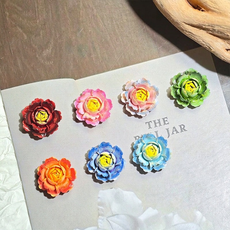 50pcs Mixed Color 3D Resin Ros - Nail Art Ombre review and price