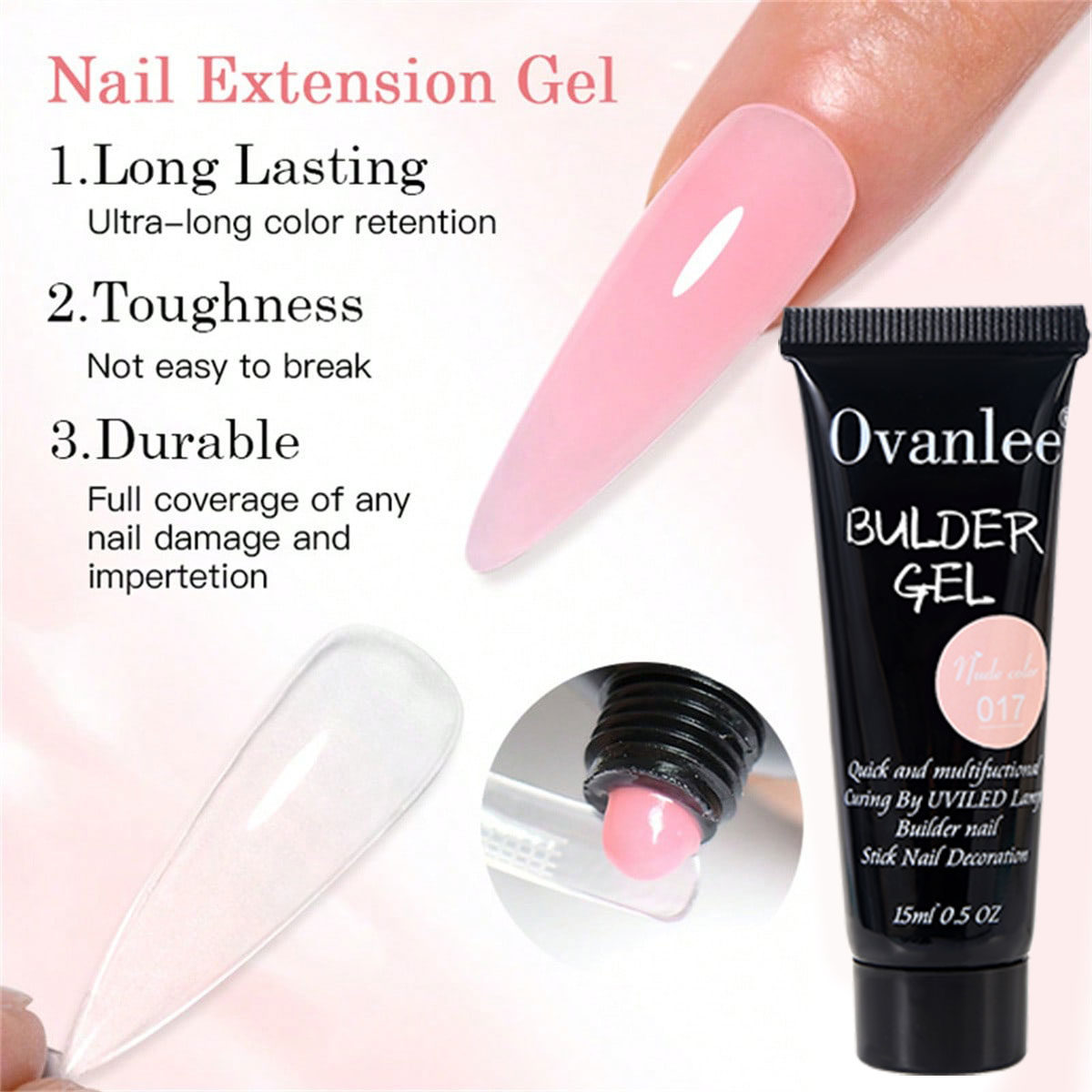 Ovanlee 18-In-1 Form-Free Poly - Nail Art Ombre review and price